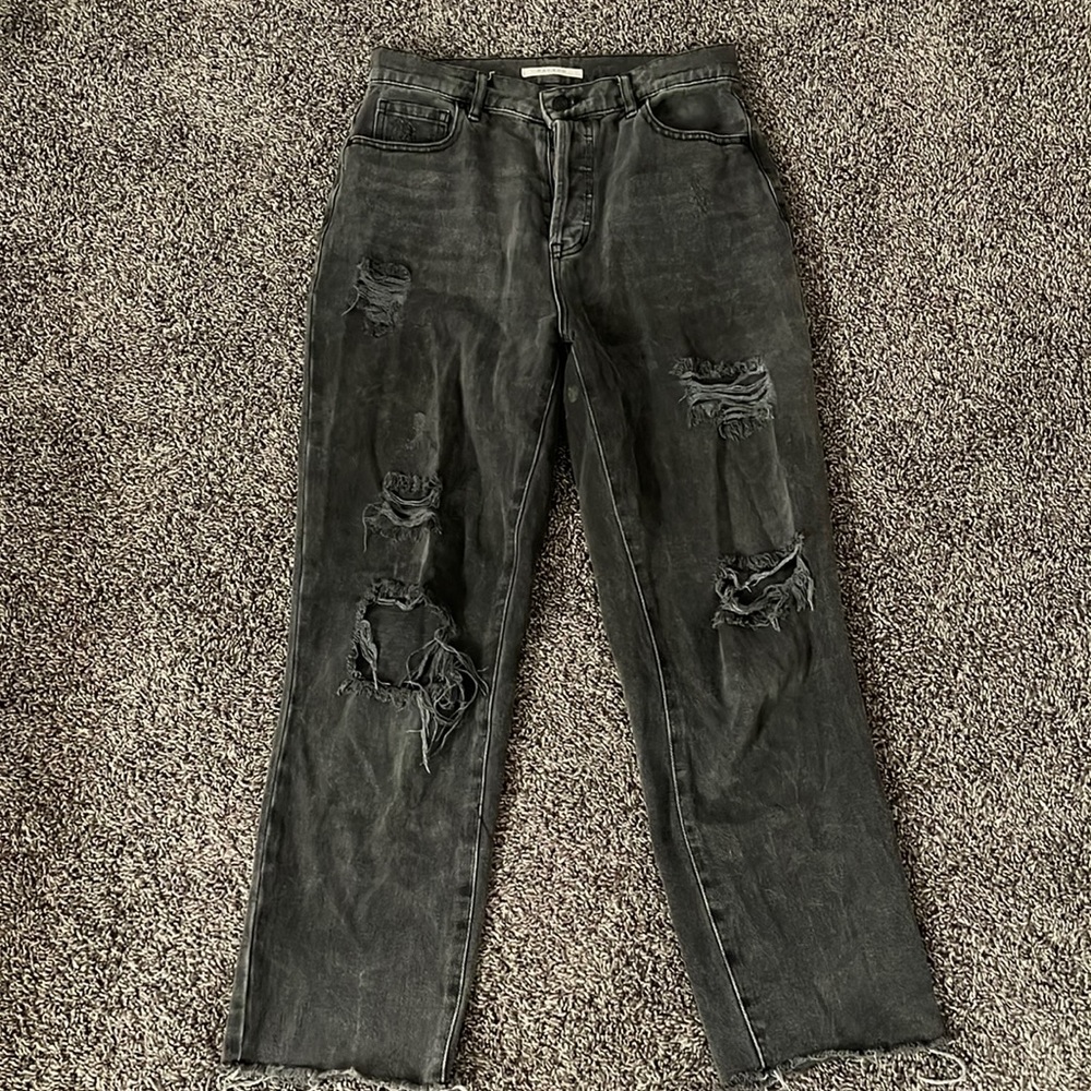 PacSun high rise straight jeans in size 27